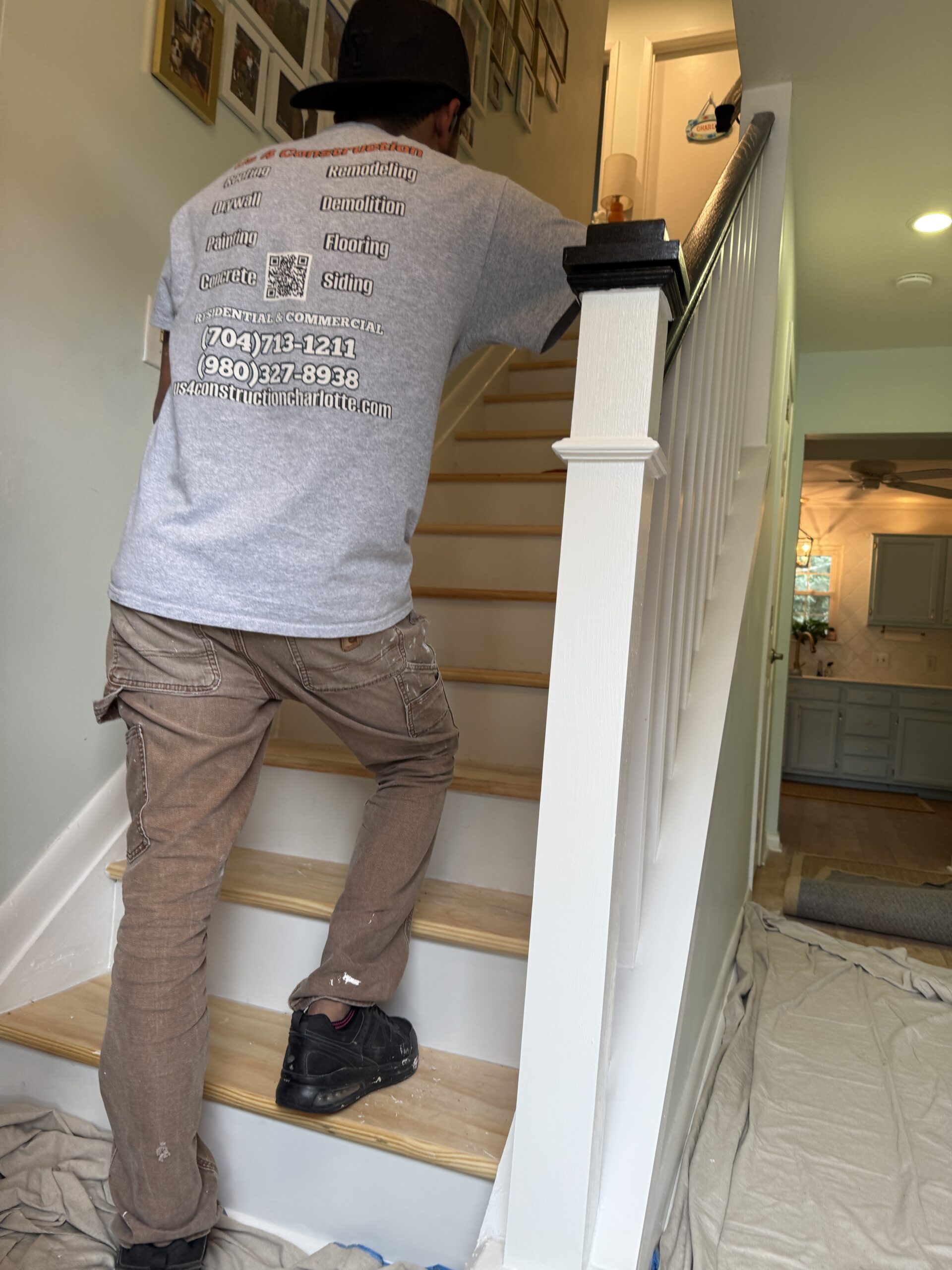 Staircase Remodeling Charlotte 2 IMG_9148